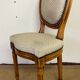 Chaise médaillon de style louis xvi