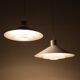 Set of 2 Nordisk Solar Compagni / Christian Hvidt “Trapez” pendant lamps / Danish modern design / 1970s / 1980s