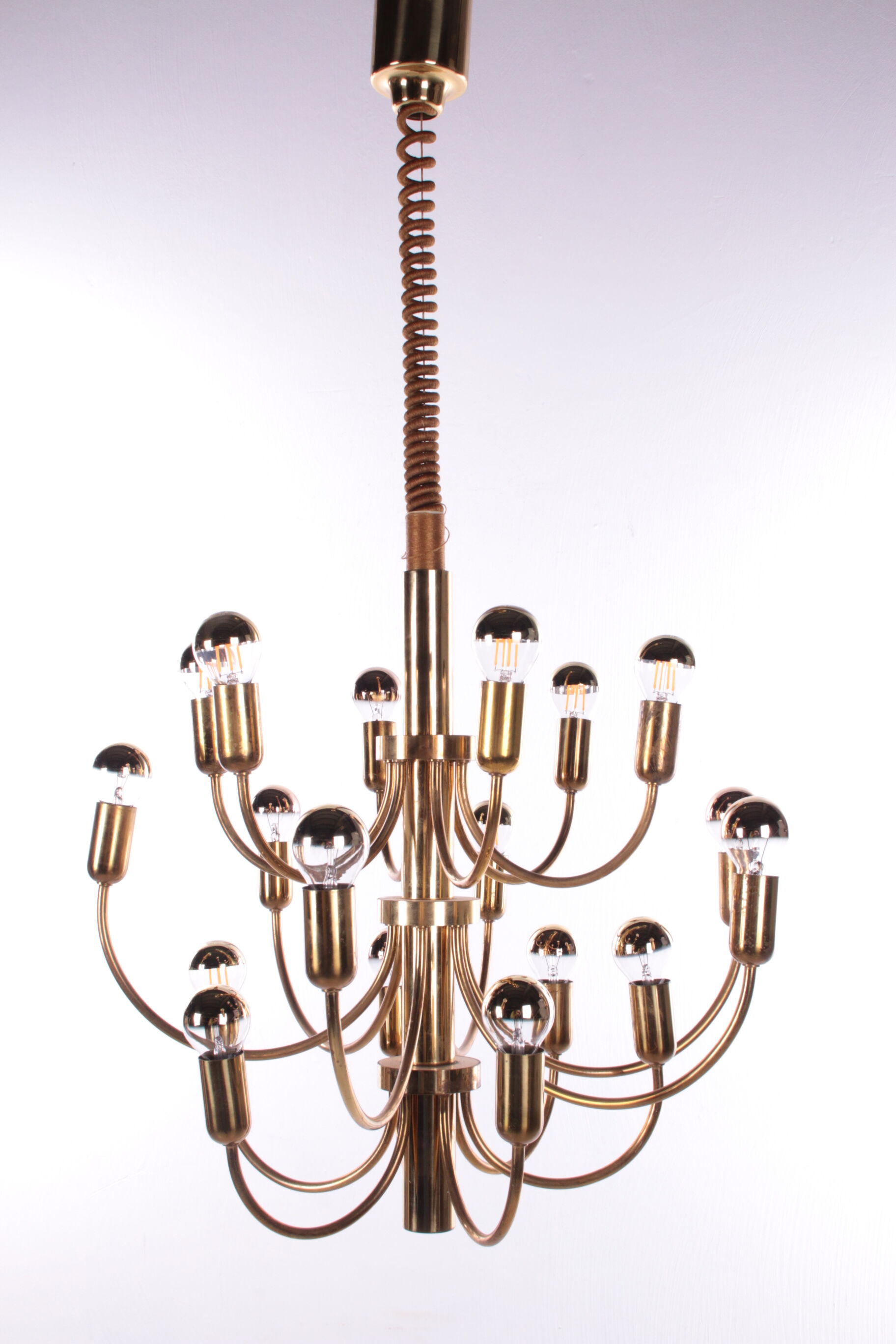 Sciolari Pendant lamp for Boulanger with 18 lights, 1960