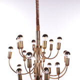 Sciolari Pendant lamp for Boulanger with 18 lights, 1960