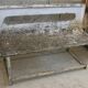 Banc de jardin eternit