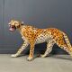 Large Italian ceramic leopard statue, 1960s
