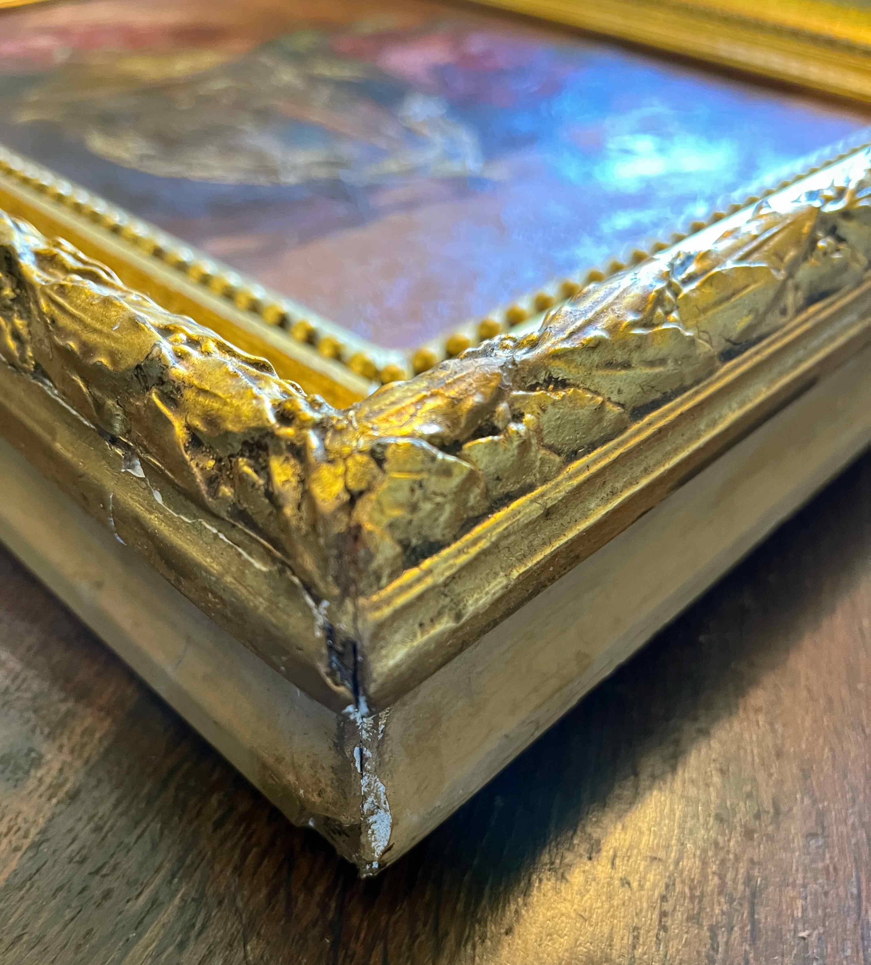 Painting hst/p attr. constant louche (1880-1965) "orientalist still life"