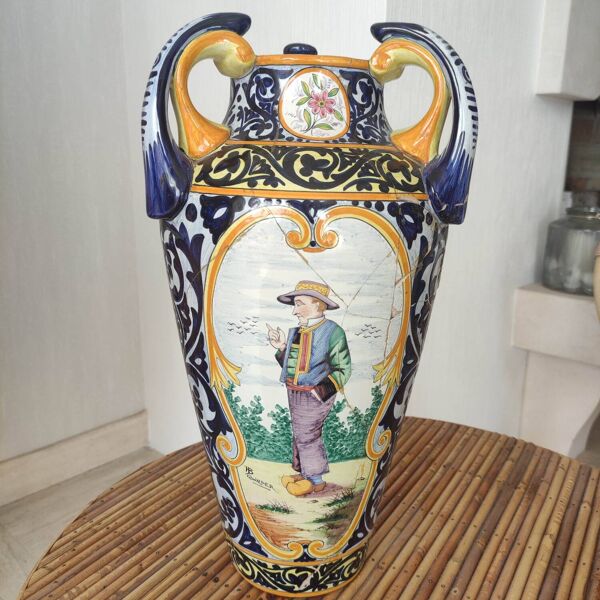 Vase Henriot Quimper ancien