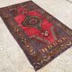 Tapis de prière turc teinture végétale 195x112cm