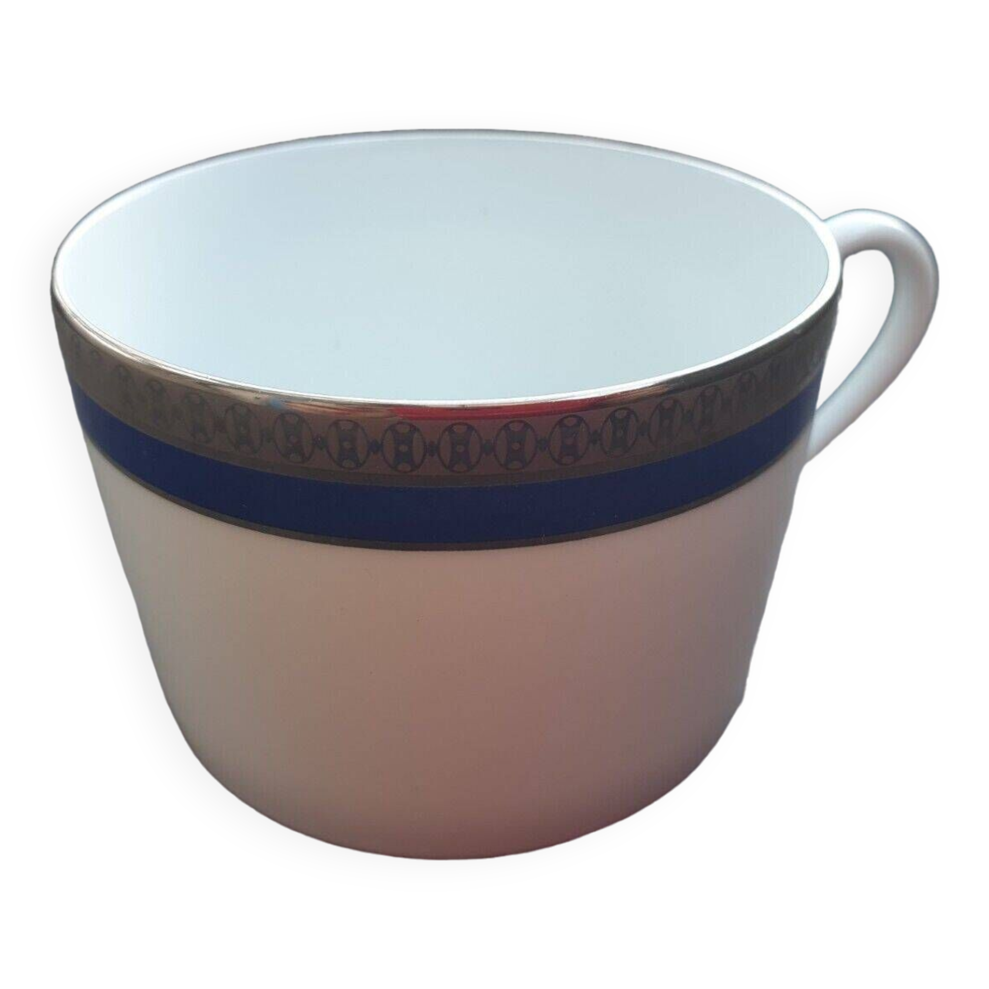 Tasse thé Haviland Limoges Symphonie Platine