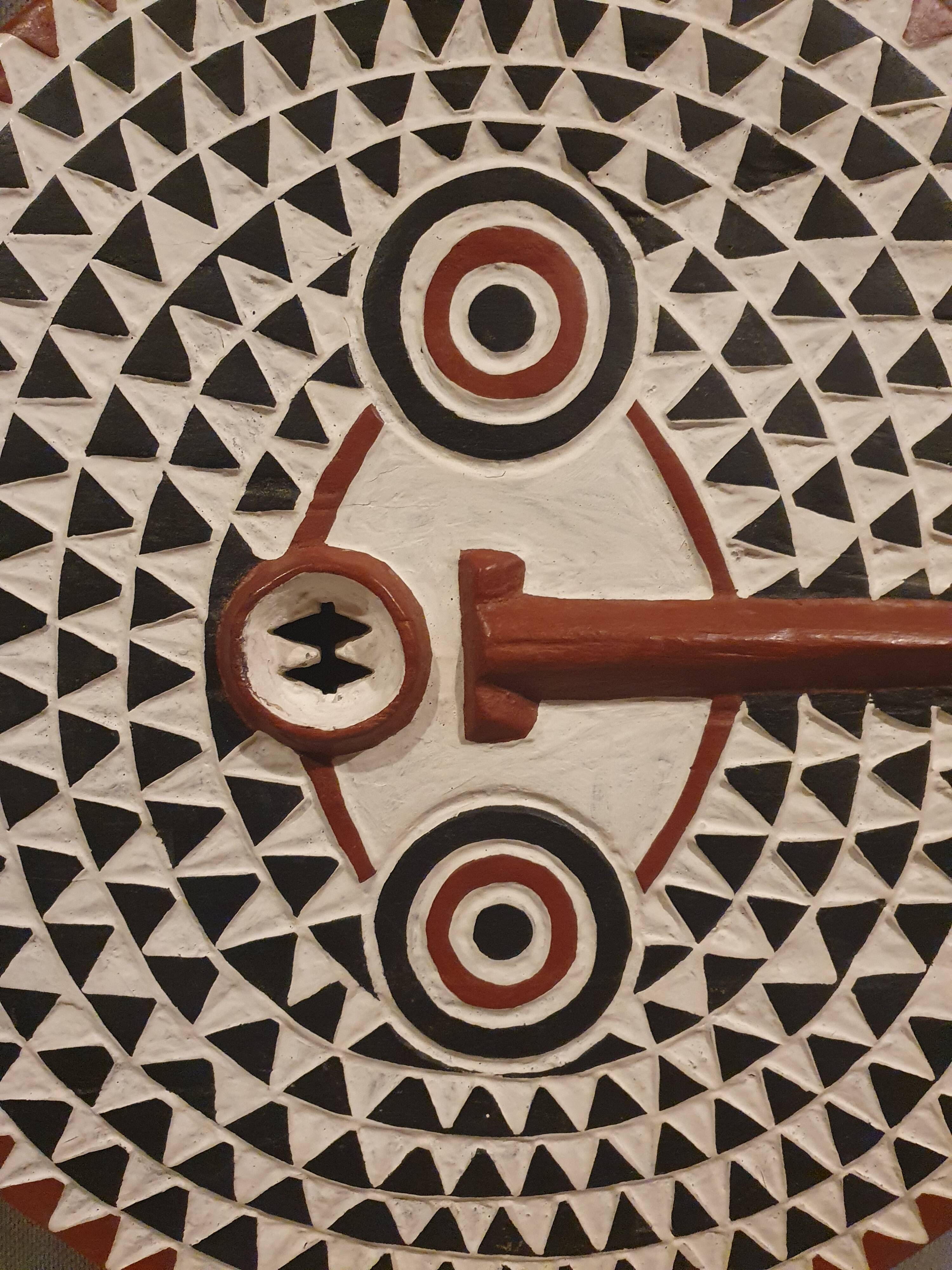 African Bobo sun mask in wood - Mali