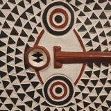 African Bobo sun mask in wood - Mali