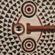 Masque soleil africain Bobo en bois - Mali