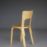 Model 66 chair by Alvar Aalto for Artek, 1980's