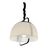 Pendant Lamp Harvey Guzzini with Large Acrylic Shade, 1970s