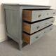 Chest of drawers blue/grey lasured board