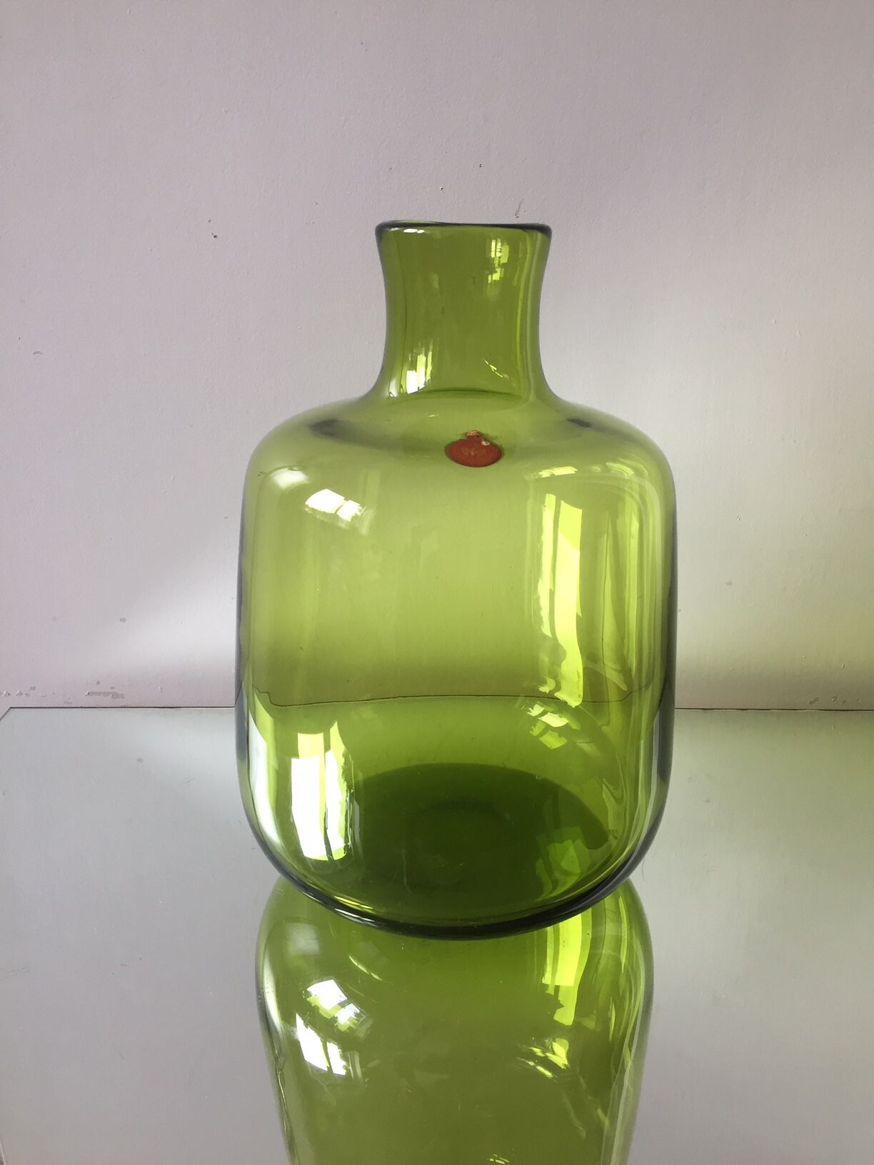 Vase Holmegaard de Christer Holmgren et Per Lutken des années 1960
