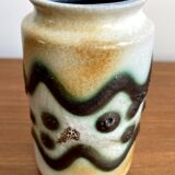 Veb haldensleben 3068 - small east german gdr vase - tactile mid-century modern design