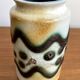 Veb haldensleben 3068 - small east german gdr vase - tactile mid-century modern design
