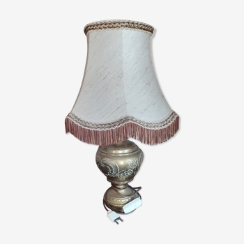 Copper foot lamp