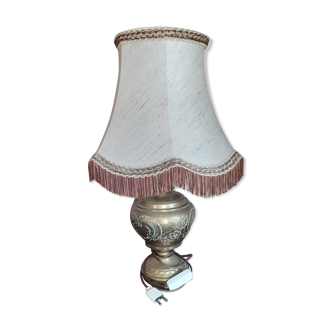 Copper foot lamp