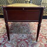 Louis XVI style mahogany flat desk