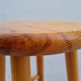 Vintage pine stool