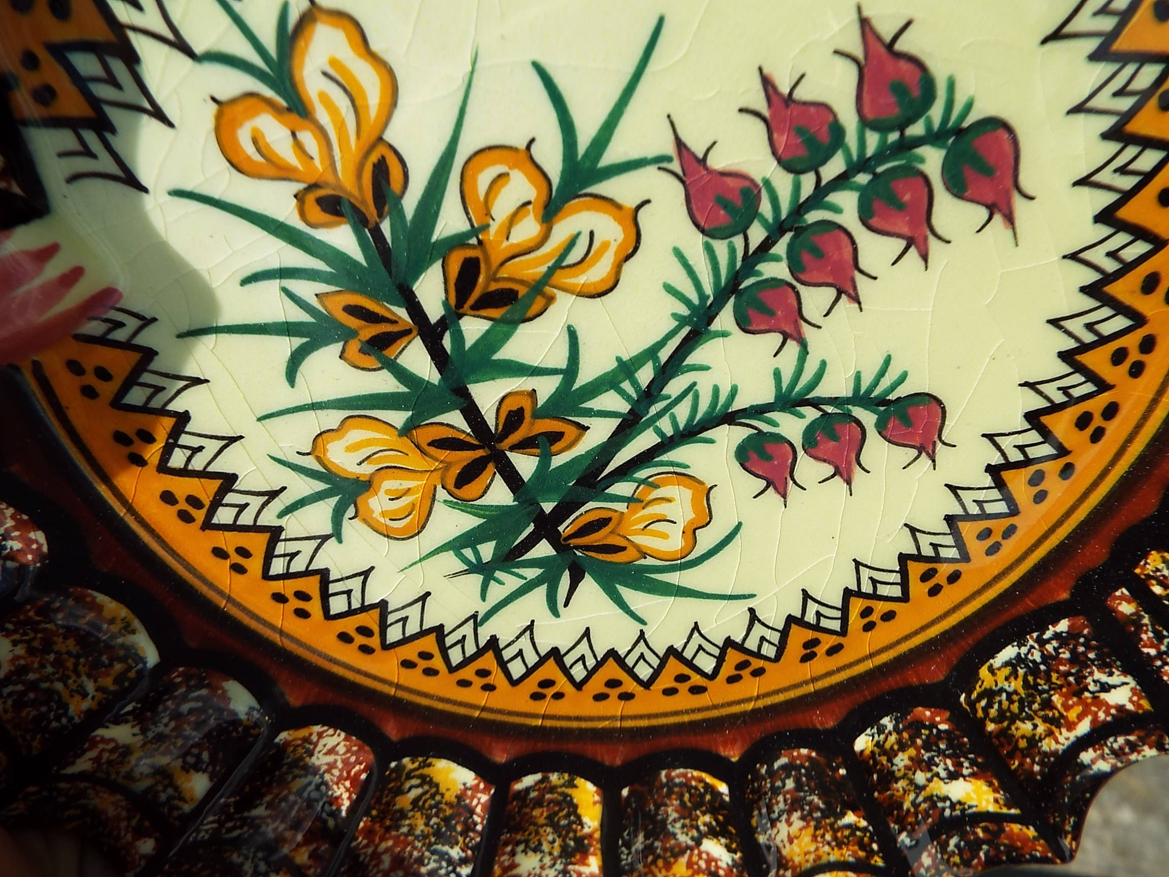 Set of 6 plates Quimper Henriot