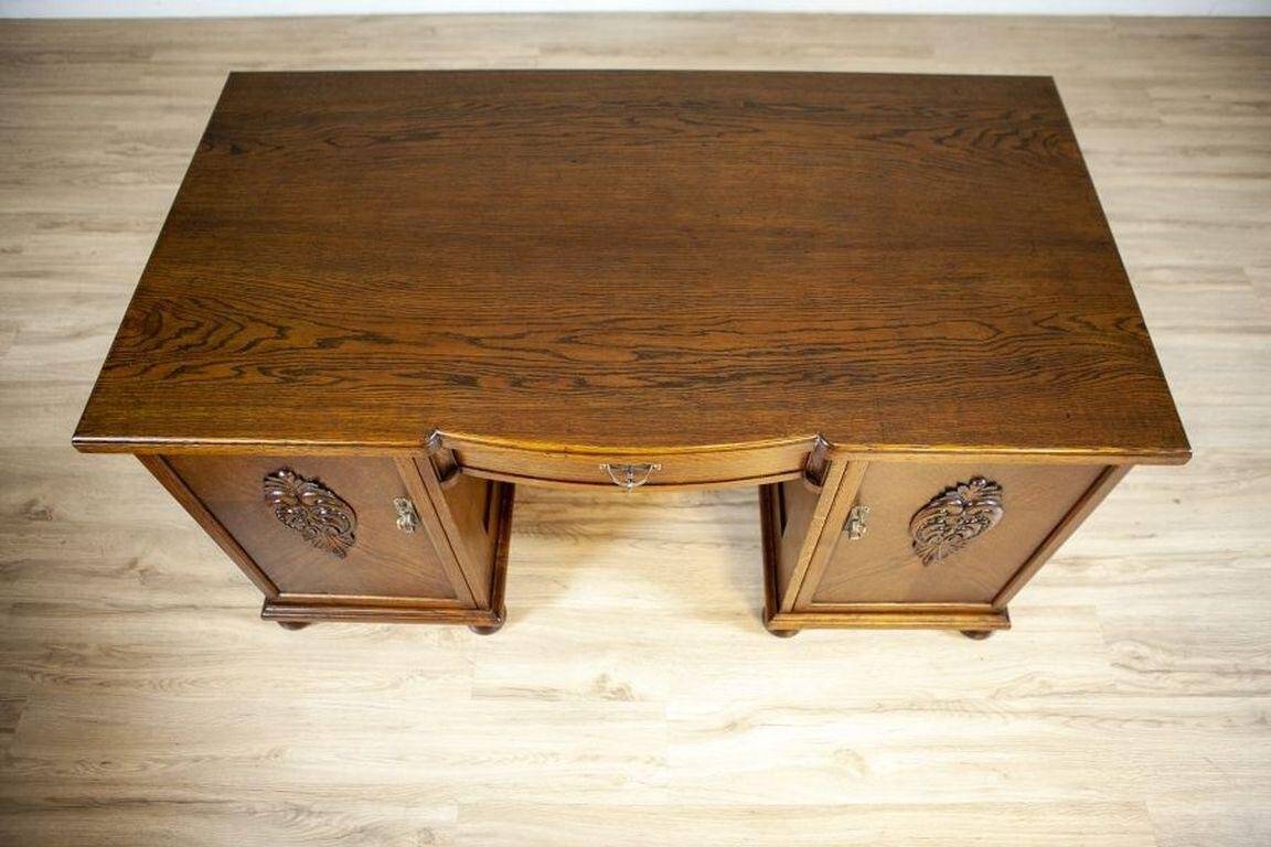 Oak Executive Desk, 1930s