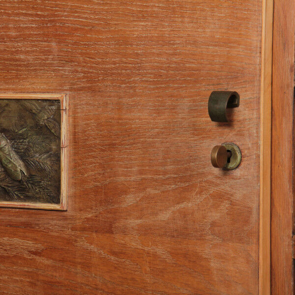 Cerused oak sideboard, French work from the 1940s.