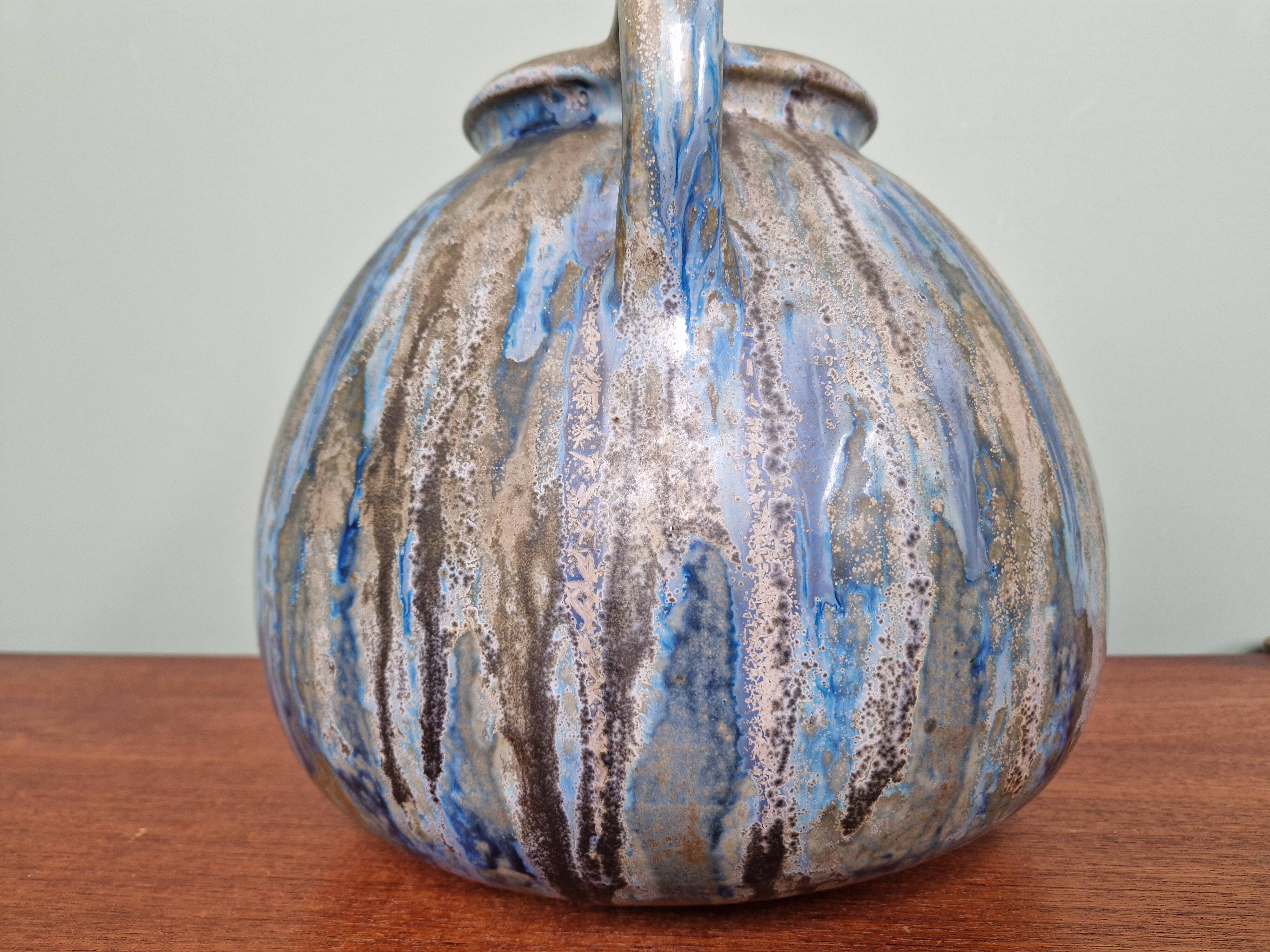 flamed stoneware vase, Roger Guérin (Bouffioulx, Belgium)