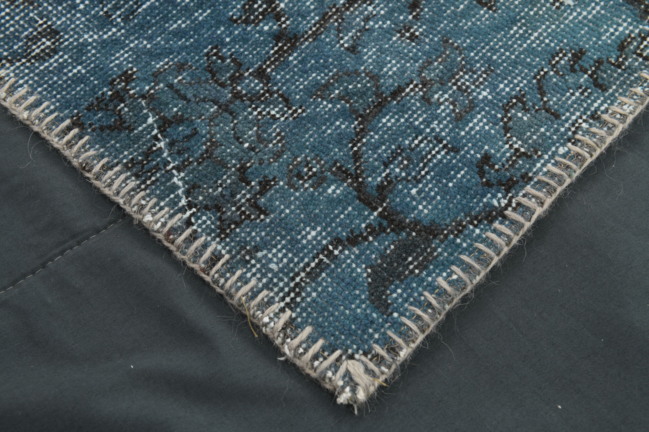 7x10 distressed multicolor vintage rug 303x213cm