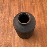 Brutalist vase from the mid-century German studio pottery by Gerhard Liebenthron, 1974.