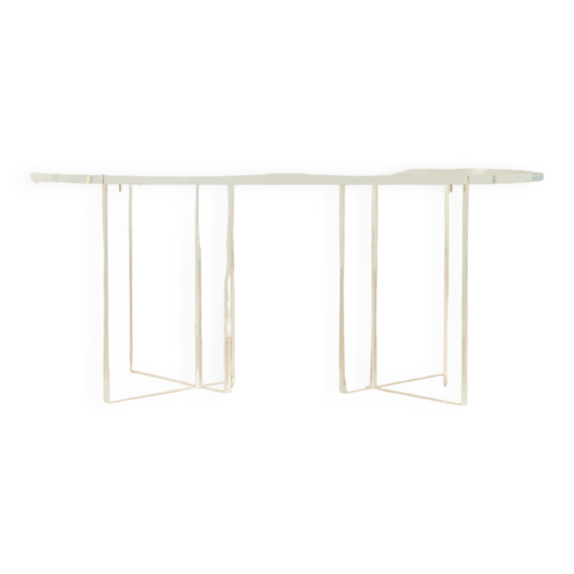 Table basse en verre acrylique