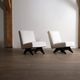 Pair of Pierre Jeanneret 'Fireside' chairs, model No. PJ-SI-36-A