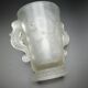 Pressed glass vase