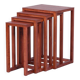 Nesting tables by Josef Hoffmann for Wittmann, 1980s – Ash wood