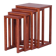 Nesting tables by Josef Hoffmann for Wittmann, 1980s – Ash wood