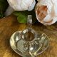 Brass heart candle holder