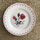Set eight flowery dessert plates