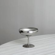 6 coupelles sur pied en inox style Letang Remy