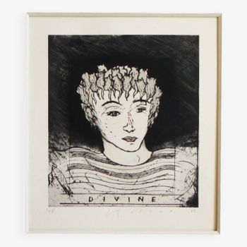 Yujiro OTSUKI (1948-), original signed print, 1983