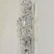 Kinkeldey glass wall lamp. 1970s
