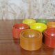 Set of 7 vintage Tupperware egg cups