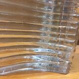 Vintage crystal lamp foot signed daum france - 70s