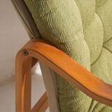 Vintage olive green armchair (c.1950) #80