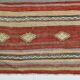 Brick Red Color Kilim Rug, 184x334Cm Living Room Rug,