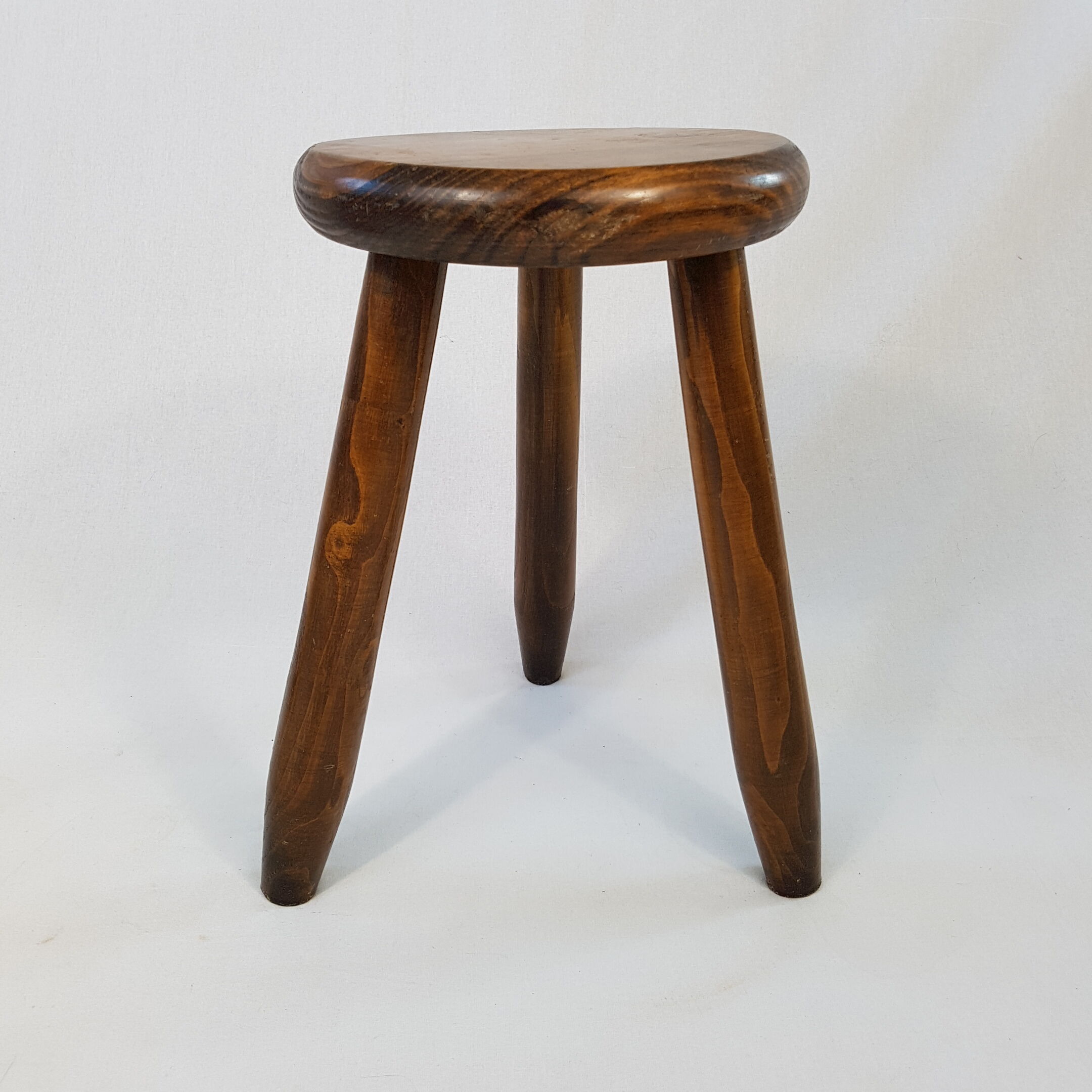 Wooden tripod stool