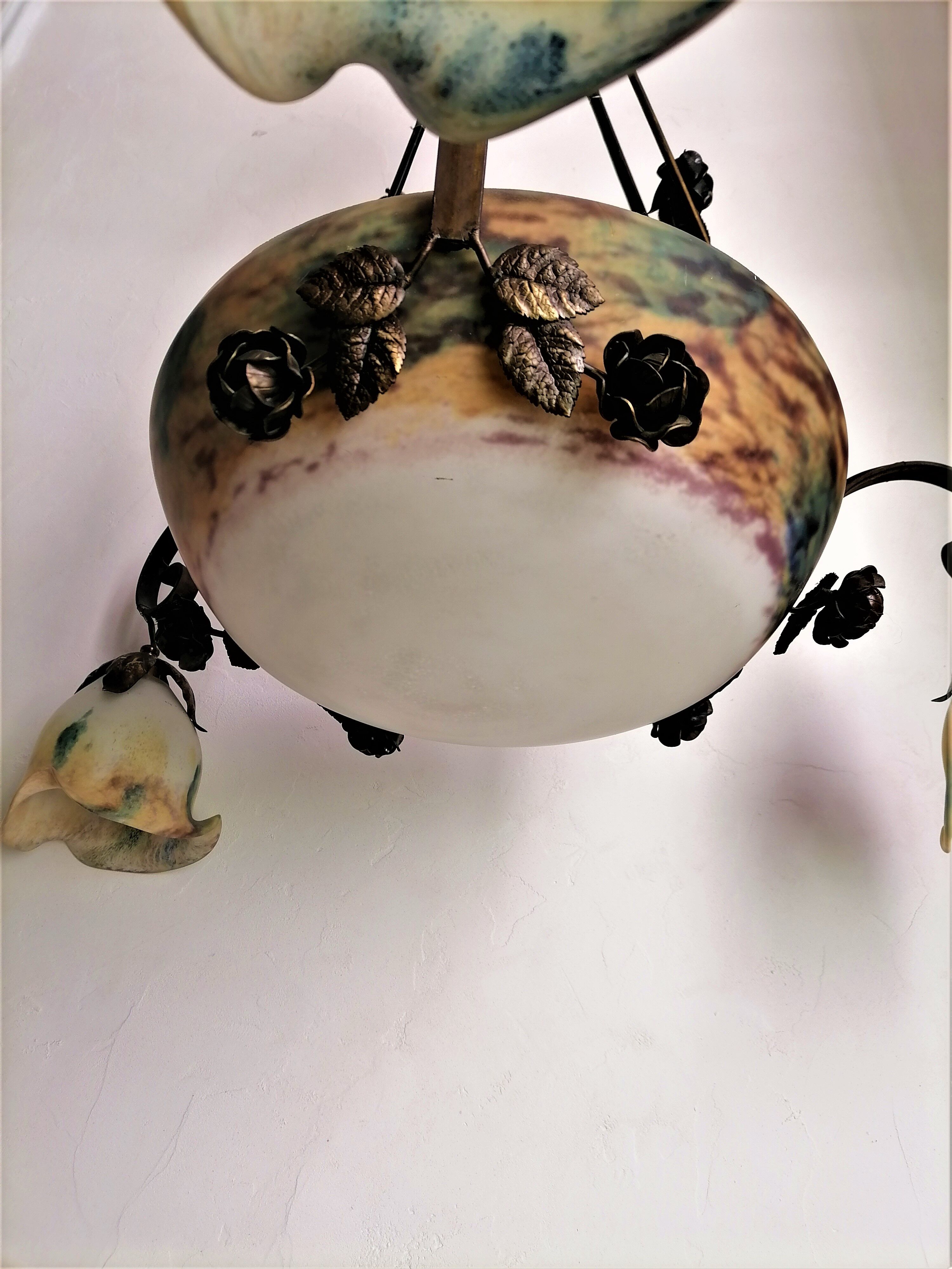 Chandelier, art deco