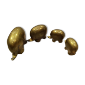 Elephant family brass