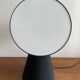Sculptural black table lamp – Italian design spirit / Habitat