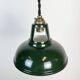 Vintage Industrial Green Painted Ceiling Lamp, 2000s