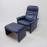 De Sede DS50 lounge chair with footstool