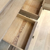 Walnut Bonnetière wardrobe